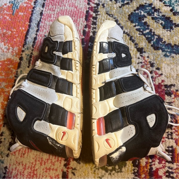 Nike Air More Uptempo '96 Hoops Photon Dust University Red big kids size 5.5 - Picture 5 of 7